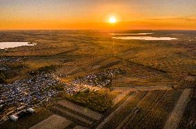 CHINA-JILIN-DA'AN-RICE-HARVEST (CN)