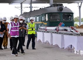INDONESIA-JAKARTA-BANDUNG HIGH SPEED RAILWAY-PRESIDENT-INSPECTION