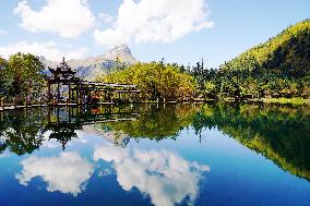 CHINA-AUTUMN-WATERSIDE-SCENERY (CN)