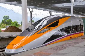 INDONESIA-JAKARTA-BANDUNG HIGH-SPEED RAILWAY-TRAIN