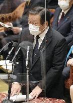 Japanese Defense Minister Hamada at parliament