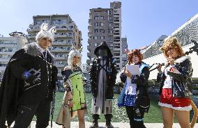 Cosplaying event in Japan