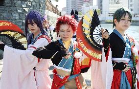 Cosplaying event in Japan