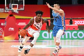 (SP)CHINA-HANGZHOU-BASKETBALL-CBA LEAGUE-JIANGSU DRAGONS VS BEIJING DUCKS (CN)