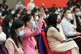 (CPC Congress)CHINA-BEIJING-CPC NATIONAL CONGRESS-GROUP INTERVIEW (CN)