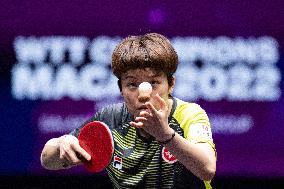 (SP)CHINA-MACAO-TABLE TENNIS-WTT CHAMPIONS-WOMEN'S SINGLES (CN)