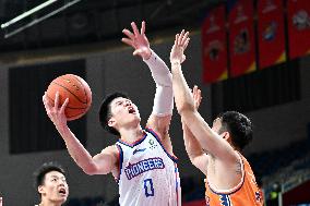 (SP)CHINA-HANGZHOU-BASKETBALL-CBA LEAGUE-TIANJIN VS SHANGHAI (CN)