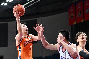 (SP)CHINA-HANGZHOU-BASKETBALL-CBA LEAGUE-TIANJIN VS SHANGHAI (CN)