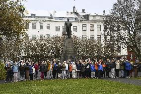 President Sauli Niinistö and his spouse Jenni Haukio on a state visit to Iceland