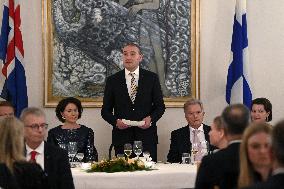 President Sauli Niinistö and his spouse Jenni Haukio on a state visit to Iceland