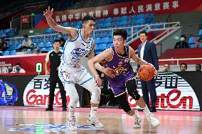 (SP)CHINA-HANGZHOU-BASKETBALL-CBA LEAGUE-NINGBO ROCKETS VS BEIJING ROYAL FIGHTERS (CN)