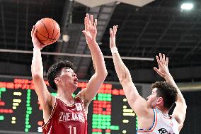 (SP)CHINA-HANGZHOU-BASKETBALL-CBA LEAGUE-XINJIANG VS ZHEJIANG (CN)