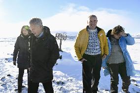 President Niinistö and his spouse on a state visit to Iceland