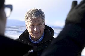 President Niinistö and his spouse on a state visit to Iceland