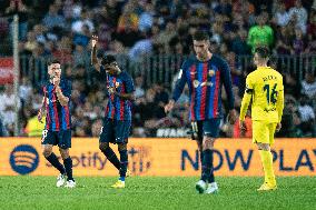 (SP)SPAIN-BARCELONA-FOOTBALL-SPANISH LEAGUE-FC BARCELONA VS VILLAREAL CF