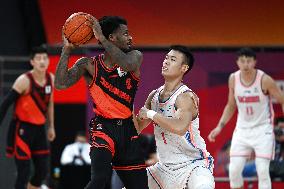 (SP)CHINA-HANGZHOU-BASKETBALL-CBA LEAGUE-SICHUAN VS SUZHOU (CN)