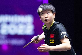 (SP)CHINA-MACAO-TABLE TENNIS-WTT CHAMPIONS-WOMEN'S SINGLES-QUARTERFINAL (CN)