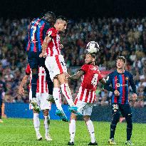 (SP)SPAIN-BARCELONA-FOOTBALL-SPANISH LEAGUE-FC BARCELONA VS ATHLETIC CLUB BILBAO