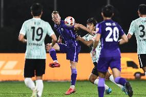 (SP)CHINA-HAIKOU-FOOTBALL-CSL-TIANJIN JINMEN TIGERS VS WUHAN YANGTZE RIVER (CN)