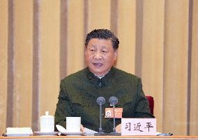 CHINA-BEIJING-XI JINPING-LEADING MILITARY CADRES-MEETING (CN)