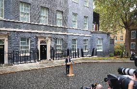 BRITAIN-LONDON-NEW PM-FIRST ADDRESS
