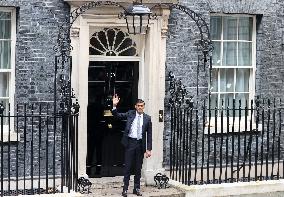 BRITAIN-LONDON-NEW PM-FIRST ADDRESS