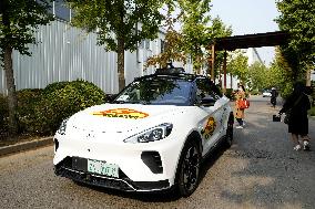 Self-driving taxi of Baidu