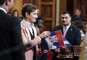 SERBIA-BELGRADE-NEW GOVERNMENT-SWEARING-IN