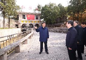 CHINA-SHAANXI-HENAN-XI JINPING-INSPECTION (CN)