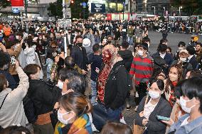 Shibuya in festive mood ahead of Halloween