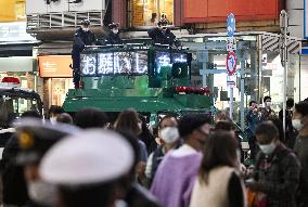 Shibuya in festive mood ahead of Halloween