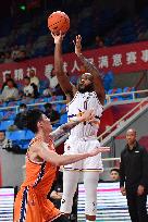 (SP)CHINA-HANGZHOU-BASKETBALL-CBA LEAGUE-BEIJING ROYAL FIGHTERS VS SHANGHAI SHARKS (CN)