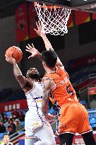 (SP)CHINA-HANGZHOU-BASKETBALL-CBA LEAGUE-BEIJING ROYAL FIGHTERS VS SHANGHAI SHARKS (CN)