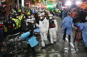 SOUTH KOREA-SEOUL-HALLOWEEN GATHERINGS-STAMPEDE