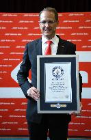 SWITZERLAND-BERGUN-PASSENGER TRAIN-GUINNESS WORLD RECORD