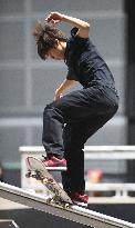 Skateboarding event in Japan