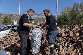 GREECE-FREE FIREWOOD-DEMAND