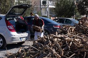 GREECE-FREE FIREWOOD-DEMAND