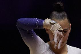 (SP)BRITAIN-LIVERPOOL-ARTISTIC GYMNASTICS-WORLD CHAMPIONSHIPS-WOMEN'S TEAM FINAL