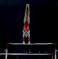 (SP)BRITAIN-LIVERPOOL-ARTISTIC GYMNASTICS-WORLD CHAMPIONSHIPS-WOMEN'S TEAM FINAL