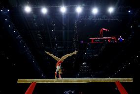 (SP)BRITAIN-LIVERPOOL-ARTISTIC GYMNASTICS-WORLD CHAMPIONSHIPS-WOMEN'S TEAM FINAL