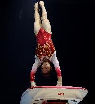 (SP)BRITAIN-LIVERPOOL-ARTISTIC GYMNASTICS-WORLD CHAMPIONSHIPS-WOMEN'S TEAM FINAL