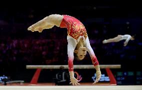 (SP)BRITAIN-LIVERPOOL-ARTISTIC GYMNASTICS-WORLD CHAMPIONSHIPS-WOMEN'S TEAM FINAL