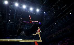 (SP)BRITAIN-LIVERPOOL-ARTISTIC GYMNASTICS-WORLD CHAMPIONSHIPS-WOMEN'S TEAM FINAL