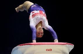 (SP)BRITAIN-LIVERPOOL-ARTISTIC GYMNASTICS-WORLD CHAMPIONSHIPS-WOMEN'S TEAM FINAL