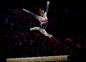 (SP)BRITAIN-LIVERPOOL-ARTISTIC GYMNASTICS-WORLD CHAMPIONSHIPS-WOMEN'S TEAM FINAL