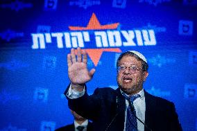 ISRAEL-TEL AVIV-ELECTION-ITAMAR BEN-GVIR