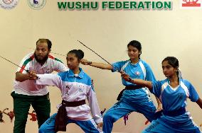 BANGLADESH-DHAKA-WUSHU-SCHOOL GIRLS