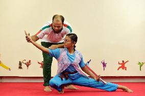 BANGLADESH-DHAKA-WUSHU-SCHOOL GIRLS