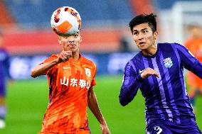 (SP)CHINA-JINAN-FOOTBALL-CSL-SHANDONG TAISHAN VS TIANJIN JINMEN TIGERS (CN)